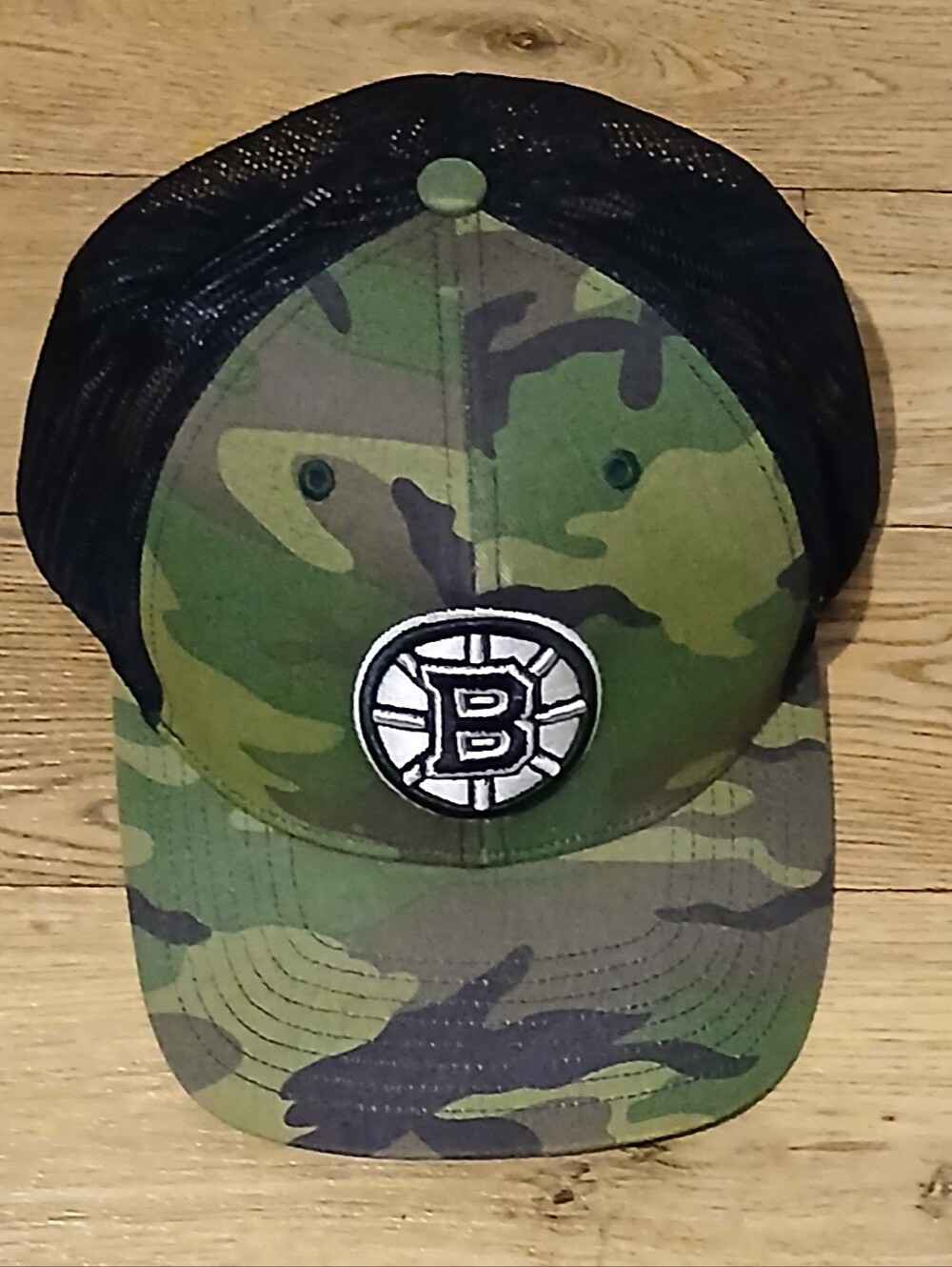 Men's Boston Bruins '47 Camo/Black Trucker Snapback Hat
